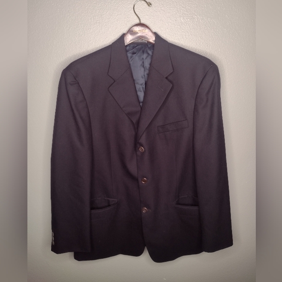Eddie Bauer  Mens Sport Coat Blazer Jacket 40R Wool Work Wear A6 - Picture 1 of 7
